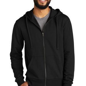 Allmade AL4002 Herren-Kapuzenjacke aus Bio-French-Terry mit durchgehendem Reißverschluss
