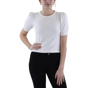 Pullover – Puffärmel, Rundhalsausschnitt