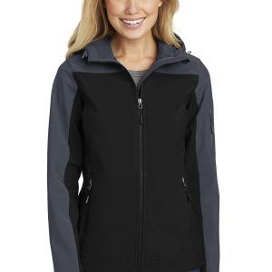 Port Authority Core Damen-Softshelljacke mit Kapuze – L335