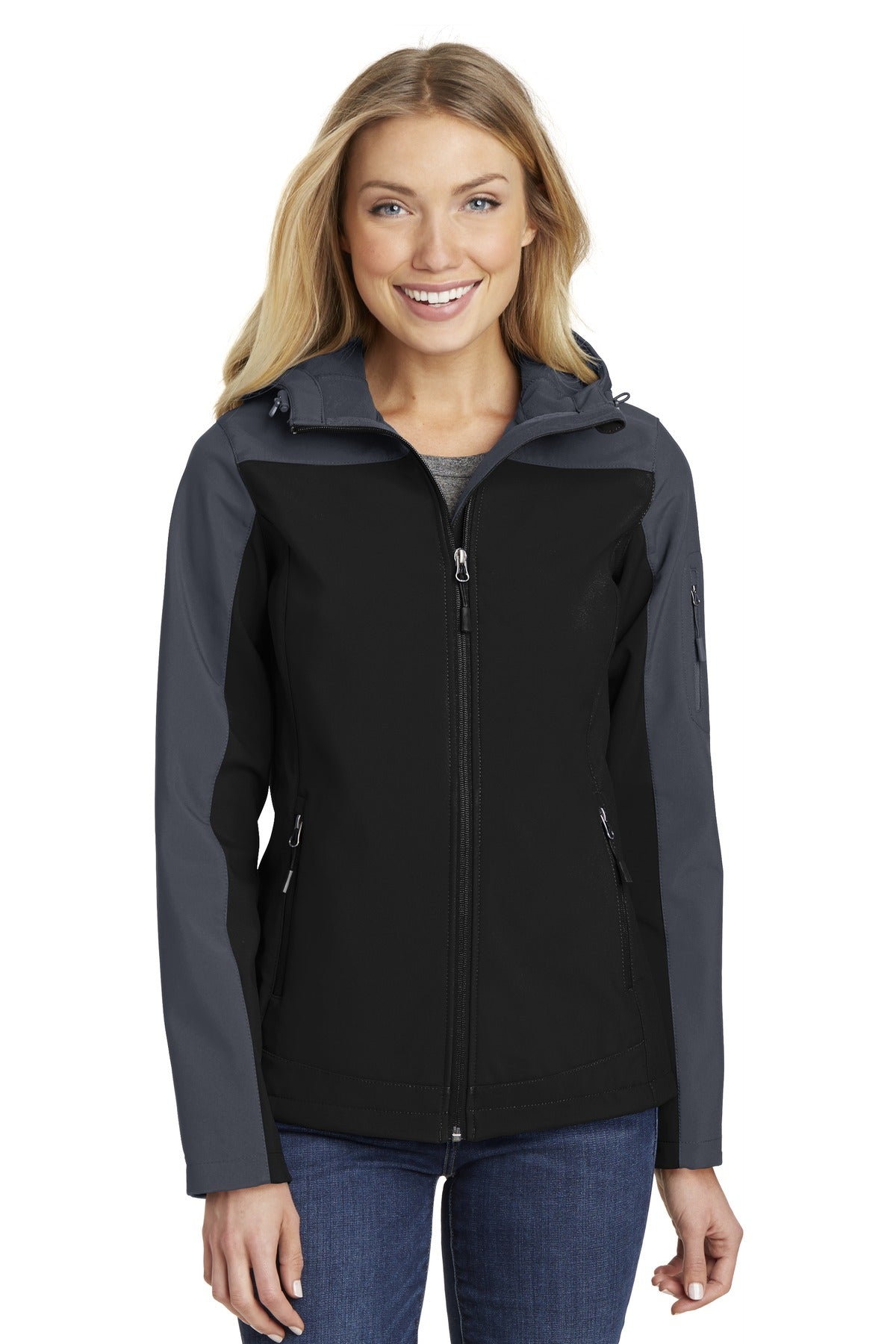 Port Authority Core Damen-Softshelljacke mit Kapuze – L335