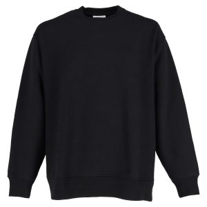 Acne Studios Sweatshirt aus schwarzer Baumwolle mit Rundhalsausschnitt – 7748634837052