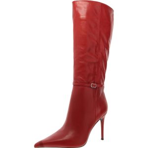 Voca kniehohe Stiefel – spitze Zehenpartie, Leder