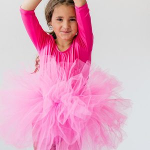 3/4 Ballettbody mit Tutu – Pink
