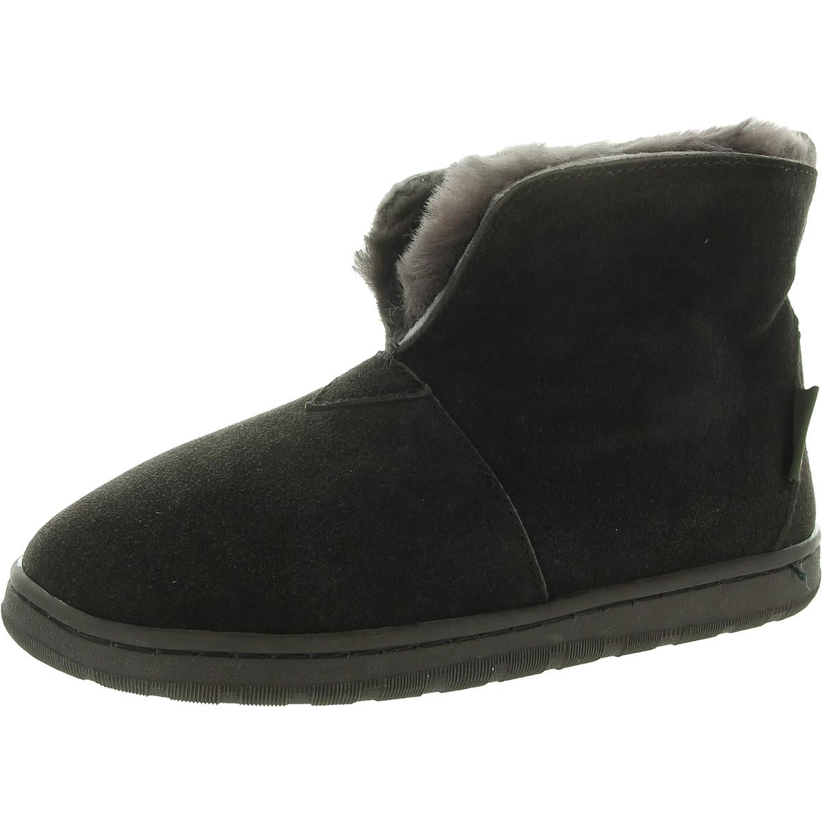 Stiefeletten – Kunstfellfutter, Leder