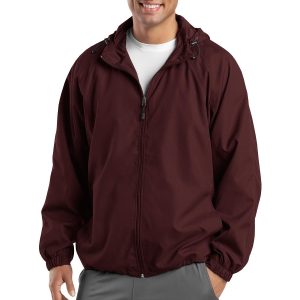 Sport-Tek Kapuzen-Raglanjacke in Langgröße – TJST73