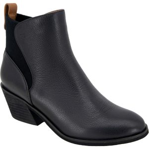 Clint Western Stiefeletten – Leder, unifarben