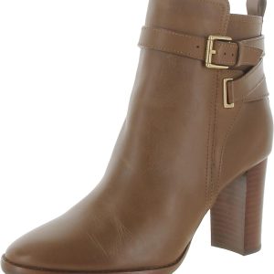 Madisyn Damen-Lederstiefeletten mit Schichtabsatz