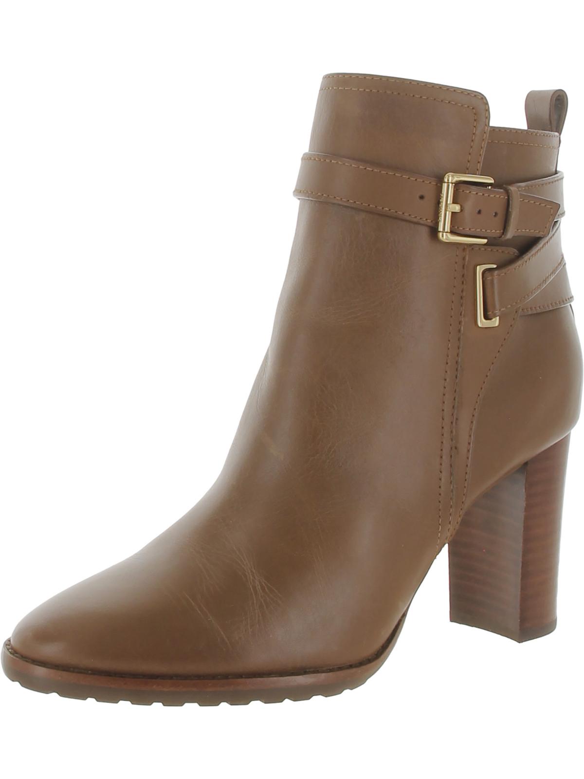 Madisyn Damen-Lederstiefeletten mit Schichtabsatz