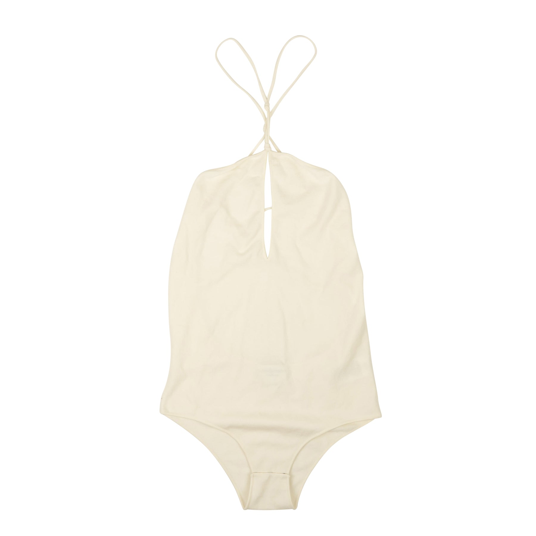 Bottega Veneta Strickbody in Chalk