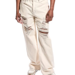 FRAME Denim Sand Jeans mit extraweitem Bein