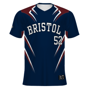 Holloway Freestyle Turbo Baseballtrikot mit V-Ausschnitt und Sublimationsdruck