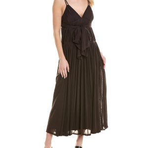 Rebecca Taylor Maxikleid – gerafft