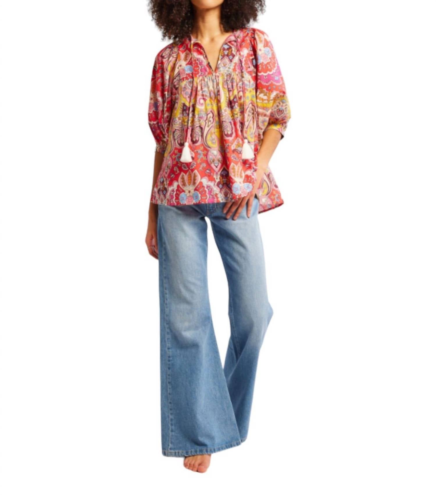 Thalia Top im Design Zanzibar – 7732429226044