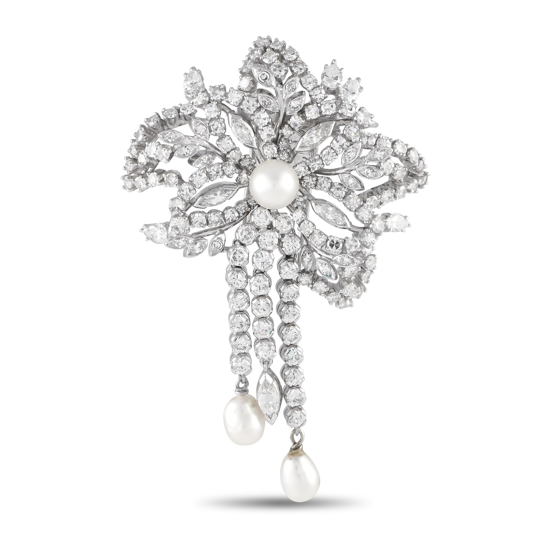 LB Exclusive 6.23ct #9007739 Brosche – Platin, Diamant