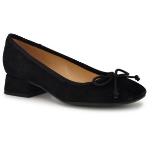 Saruh Pumps – Veloursleder, Schleife