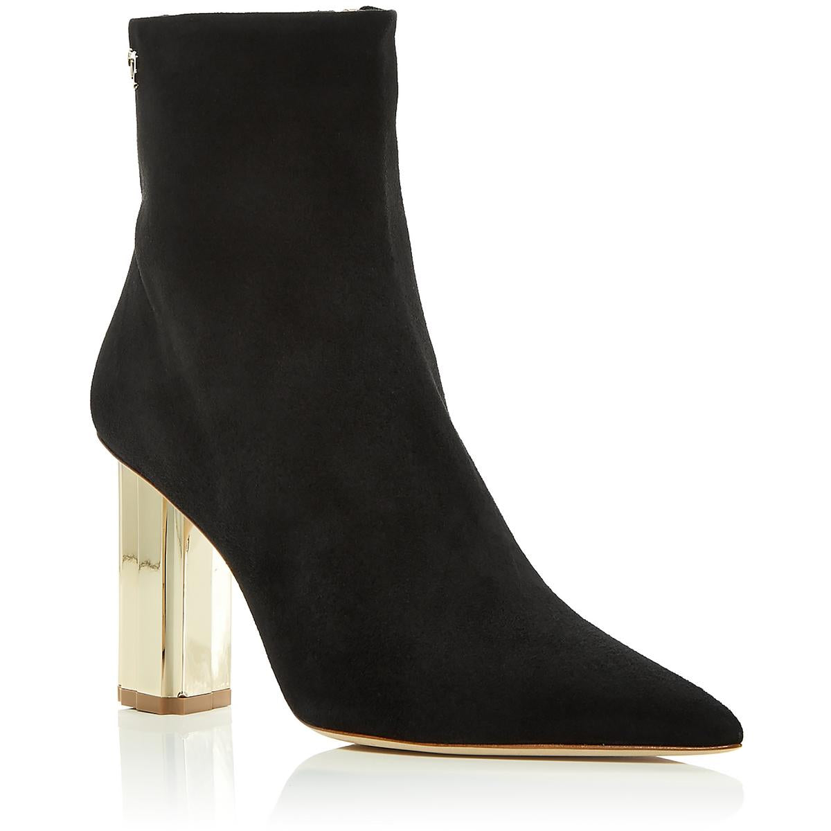 Laika Veloursleder-Stiefeletten mit Absatz