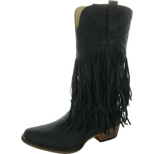 Halbhohe Stiefel mit Quasten