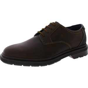 Burchill Derby Derby Schuhe – runde Zehenpartie, Leder