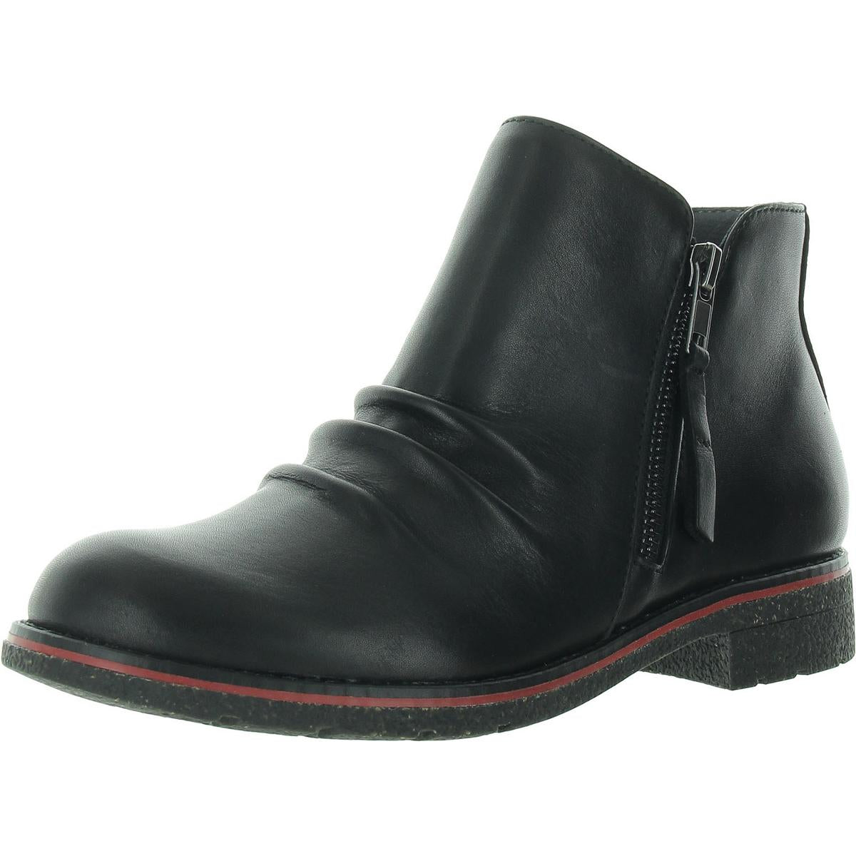 Mila Stiefeletten – Leder, Reißverschluss