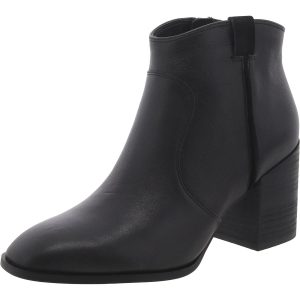 Regan Leder-Stiefeletten mit Reißverschluss