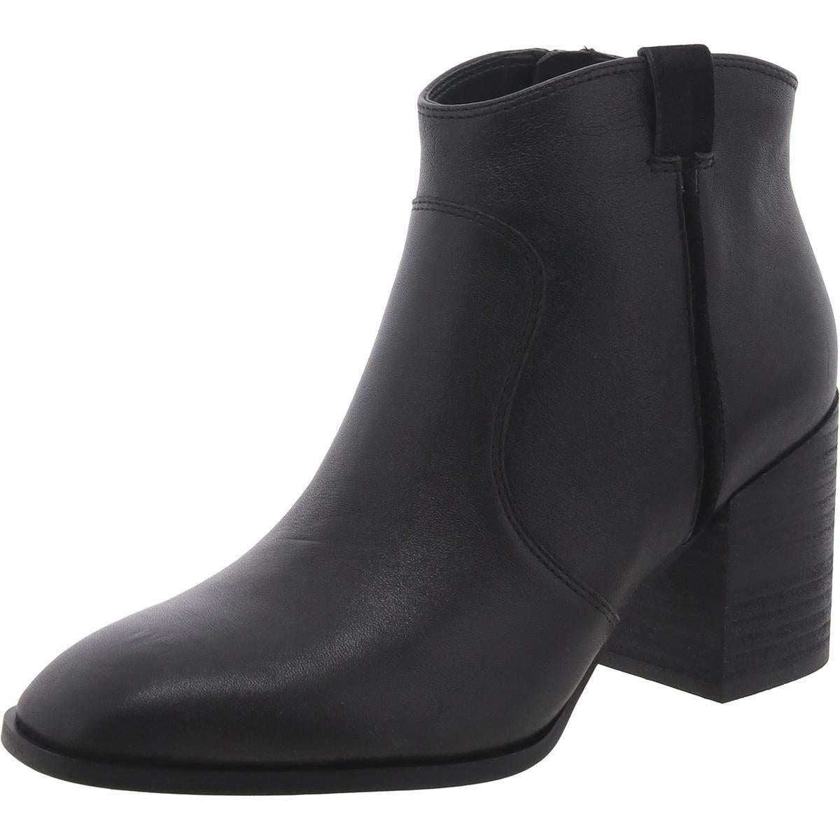 Regan Leder-Stiefeletten mit Reißverschluss