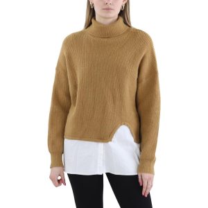 Pullover – Langarm, Rollkragen, Strick