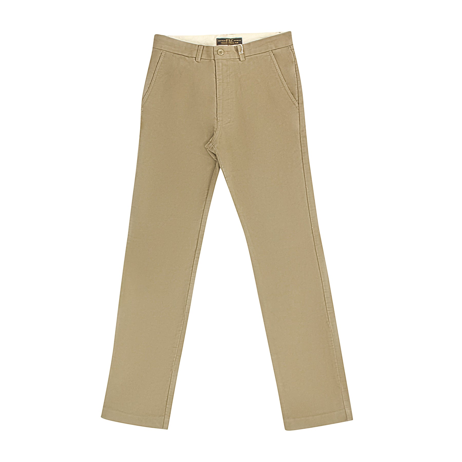 Freeman’s Sporting Club Moleskin-Baumwollhose in Braun