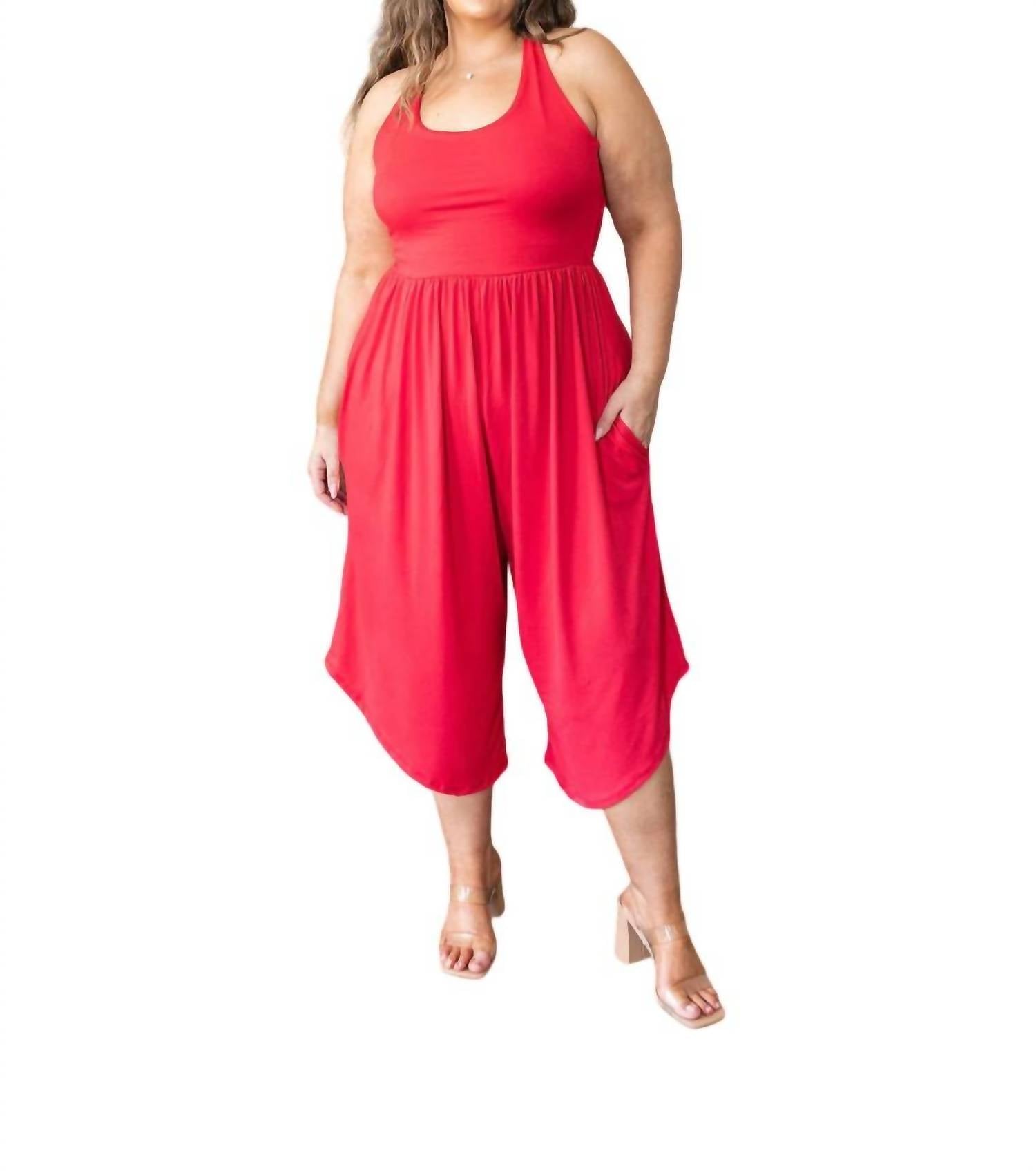 Good Idea Jumpsuit – Rot