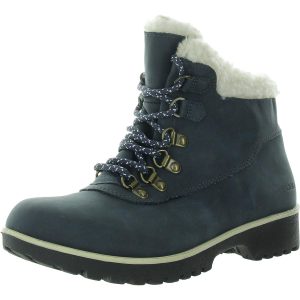 Stiefel – mit Kunstfellfutter, Leder, für Winter und Schnee