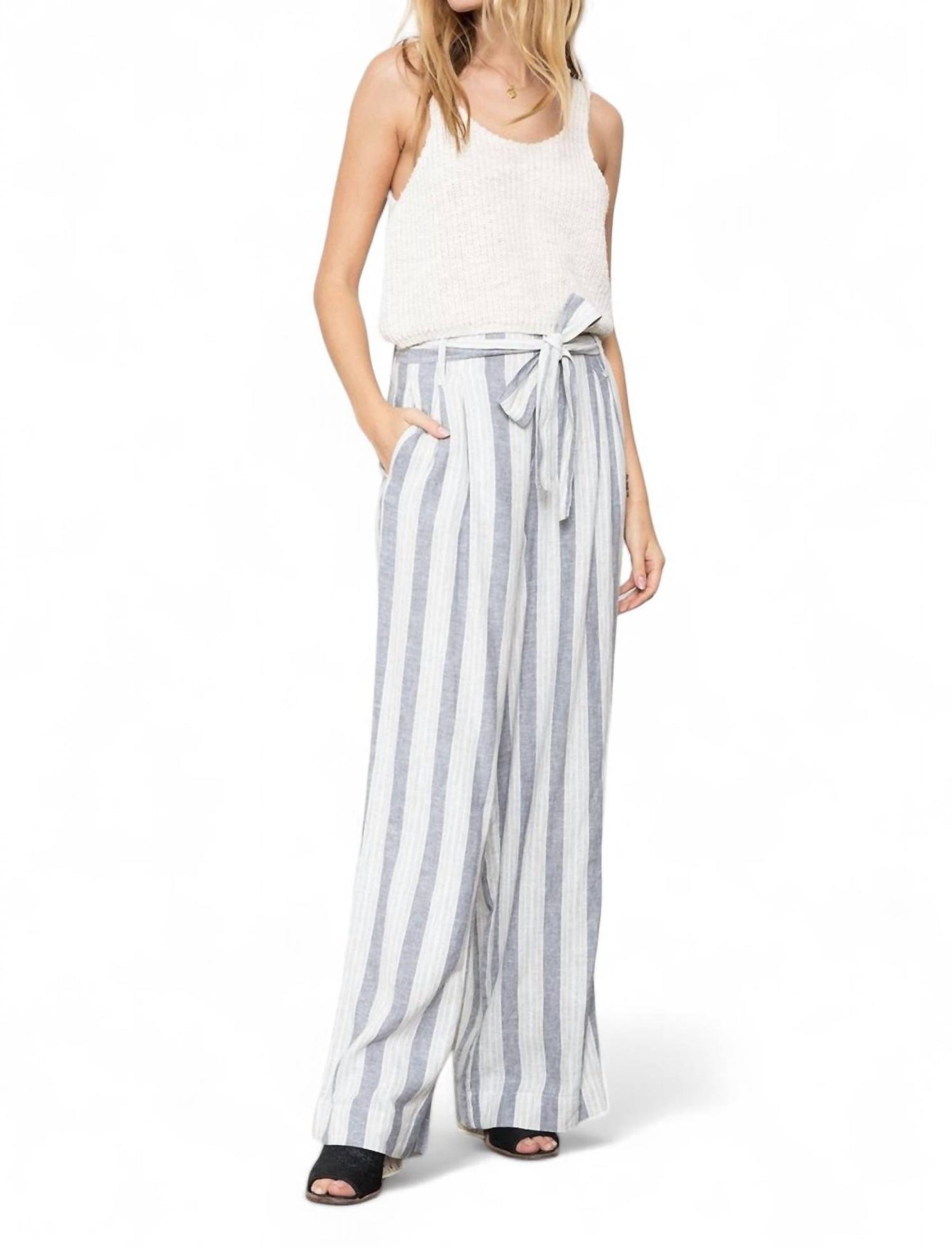 Jess Hose mit weitem Bein – Laguna Stripe – 7733815672892