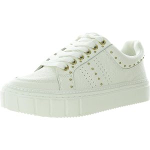 Rosanie Sneaker – Freizeit, verziert, Leder
