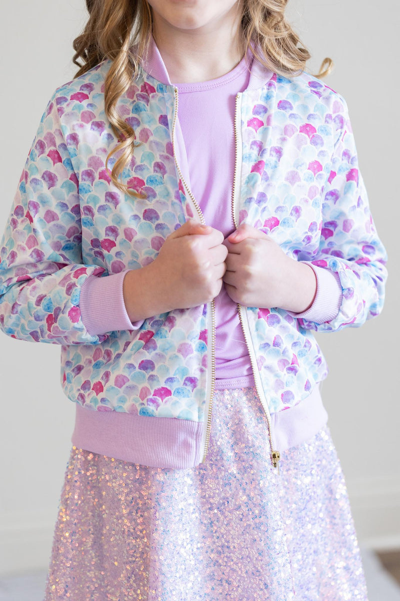 Mermaid Scales Jacke – Satin