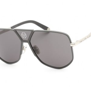 Philipp Plein SPP009M 0H70 Sonnenbrille in Pilotenform – 61 mm