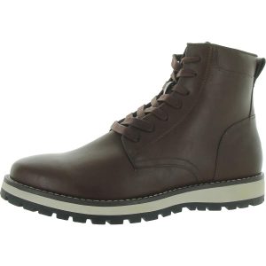 Andres Stiefel – Kunstleder, Chukka-Stil, Knöchellänge