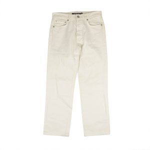 Adaptation locker geschnittene Jeans – Weiß