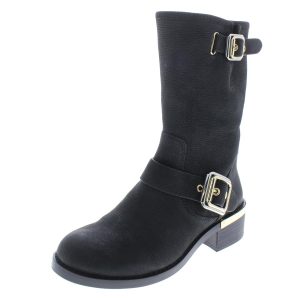 Windy halbhohe Stiefel im Motorradstil mit Schnalle
