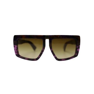 Miu Miu Oversize-Sonnenbrille aus mehrfarbigem Acetat in Schildpattoptik