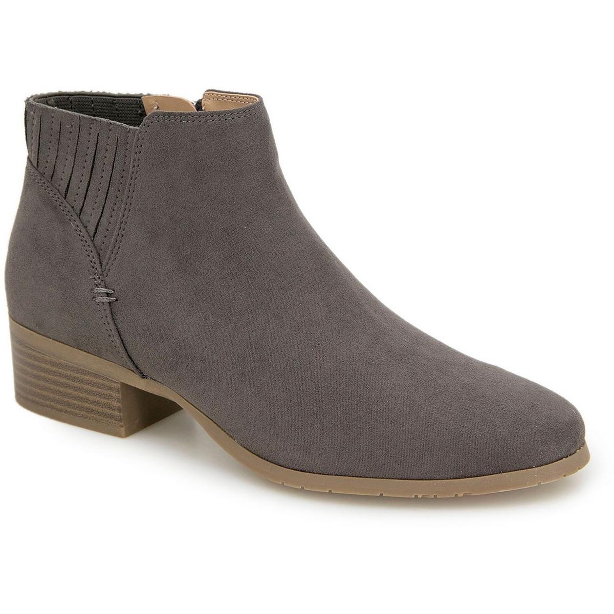 Shea Stiefeletten – Velourslederimitat, mit Reißverschluss