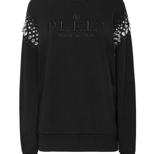 Crystal Iconic Plein langärmeliges Sweatshirt