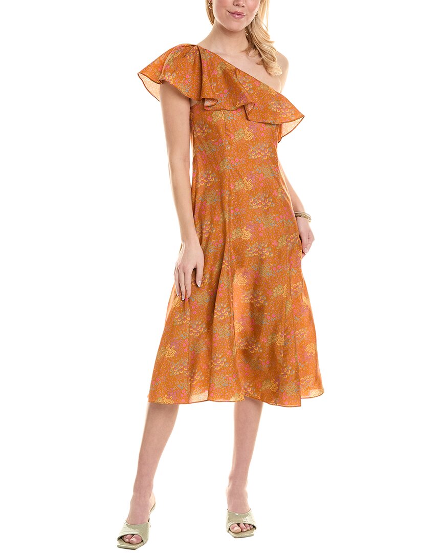 Rebecca Taylor Isabelle Midikleid – Seide