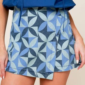 ENTICING DARLING Hosenrock – Denim, Blau